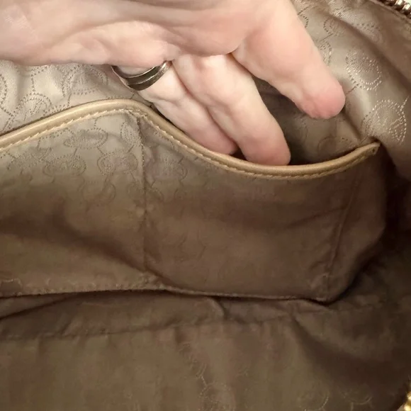 Michael Kors Deep Red Patent Leather Satchel - Picture 14 of 16